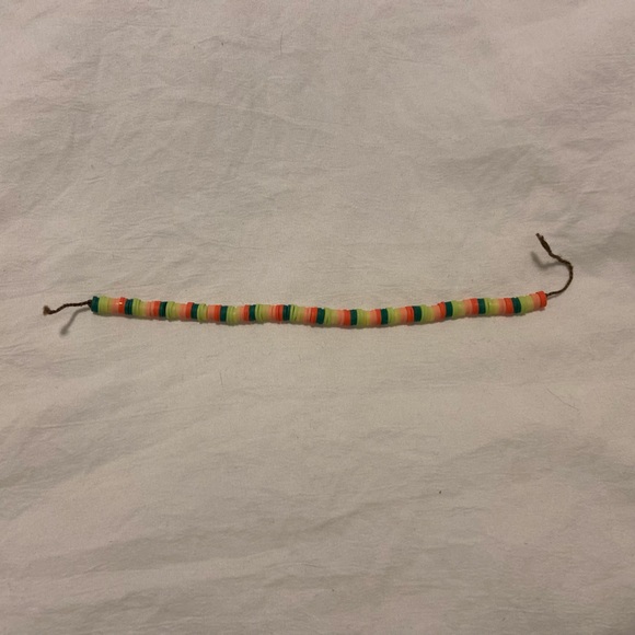 watermelon themed clay bead bracelet! - Picture 2 of 3